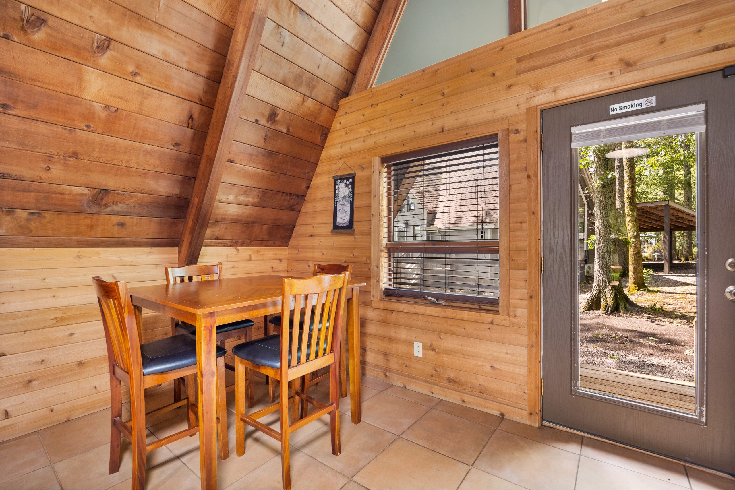 Rural Hill Farm-Eat in Area with Backdoor View