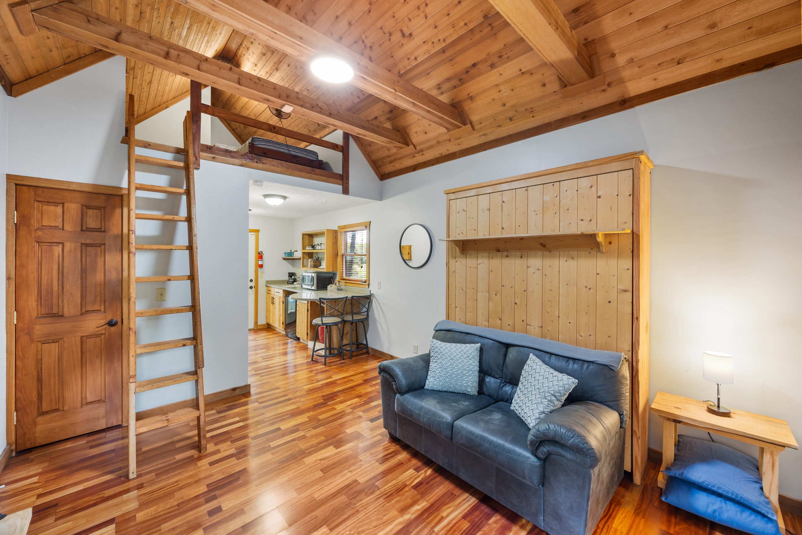Rural Hill Farm-partial living room-kitchen