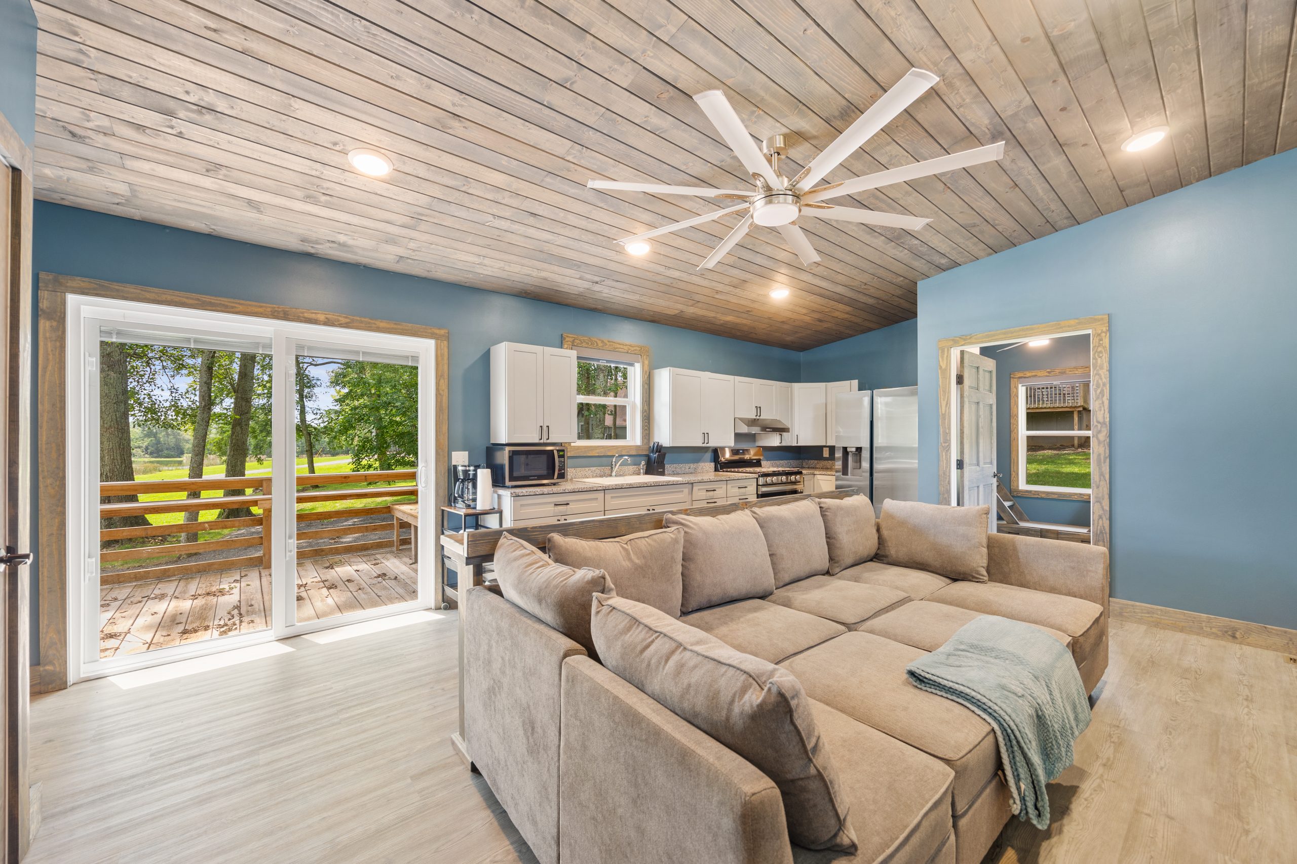 Rural Hill Farm-Lower Cabin First Floor View