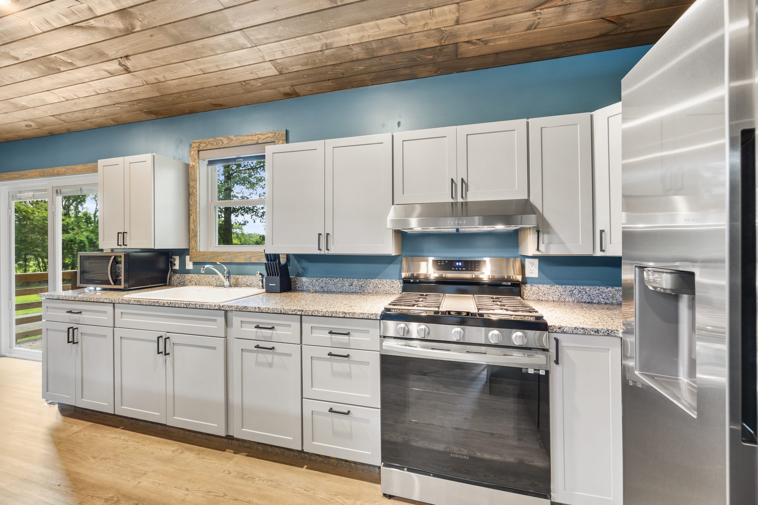 Rural Hill Farm-Lower Cabin Kitchen