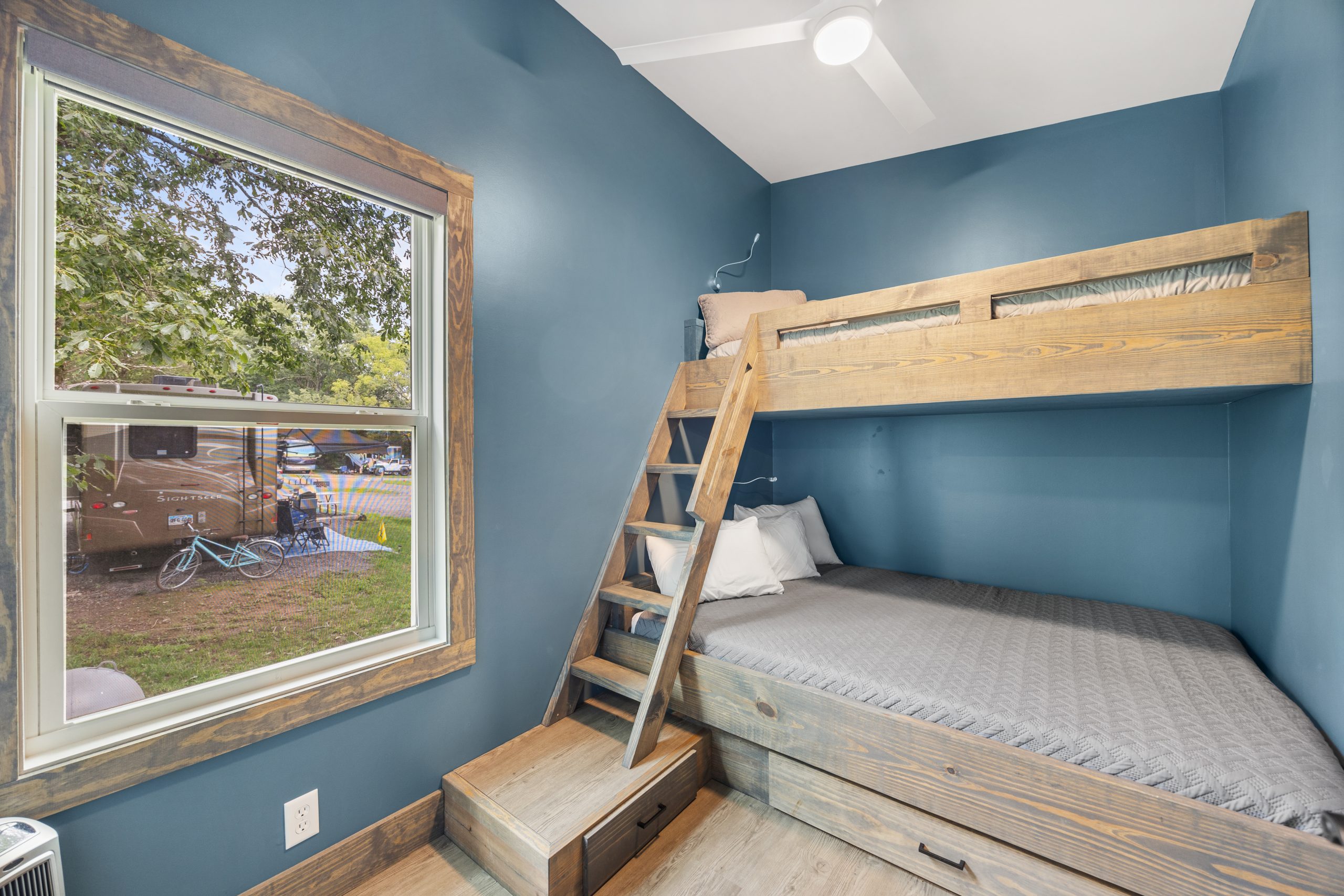 Rural Hill Farm-Lower Cabin Bunk Bed