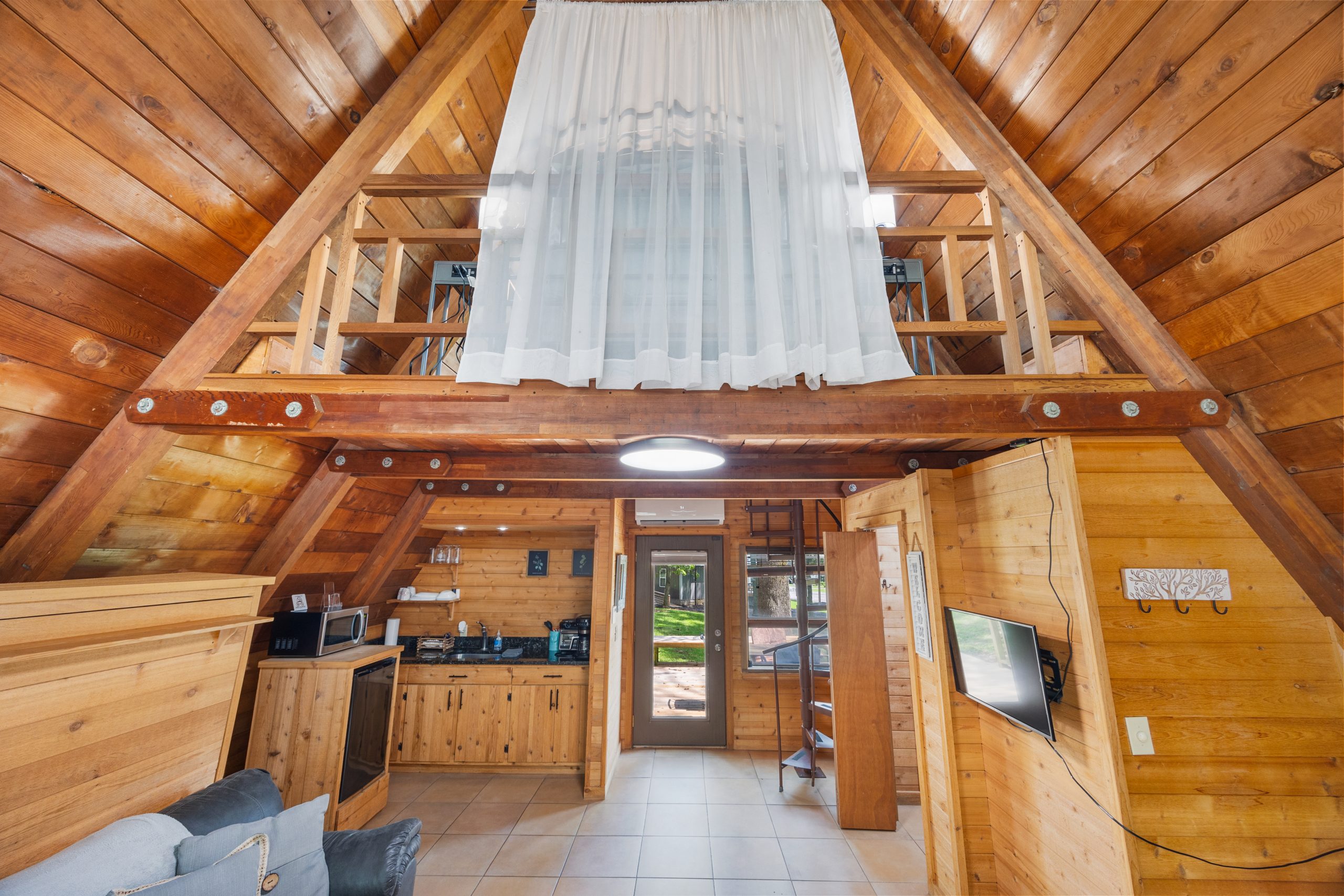 Rural Hill Farm-A Frame Interior 