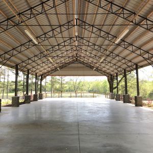 The Pavilion Outside at Rural Hill Farm